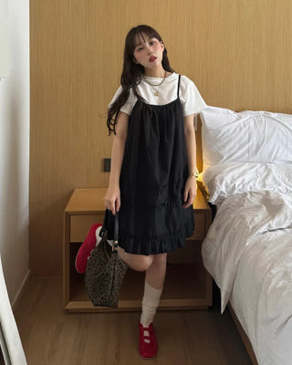 Double-line flat shoes