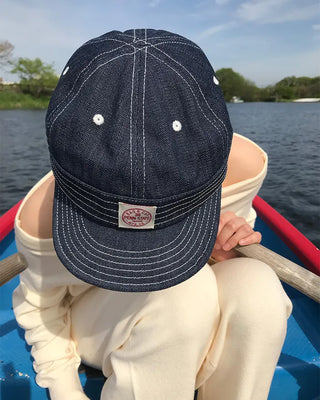 Denim Stitch Camp Cap