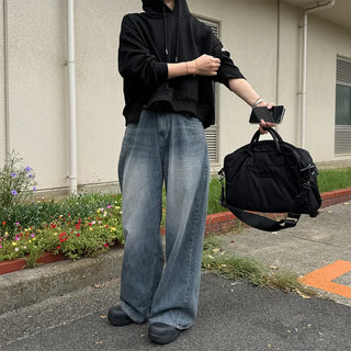 Vintage-like washed denim