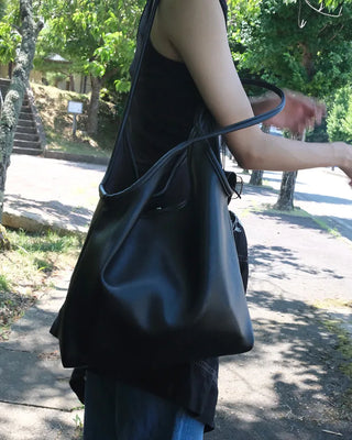 Eco-leather Triangle Shoulder Bag