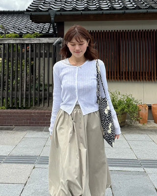 Balloon bunning long skirt