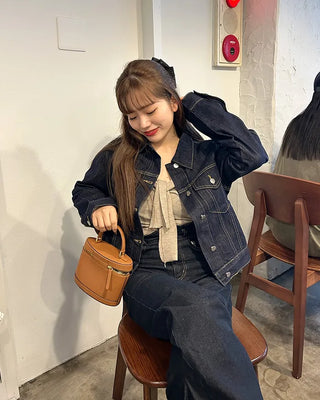 Standard cropped denim jacket