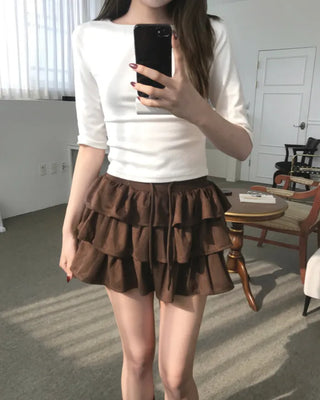 CANCAN SWEAT SKIRT (2color)