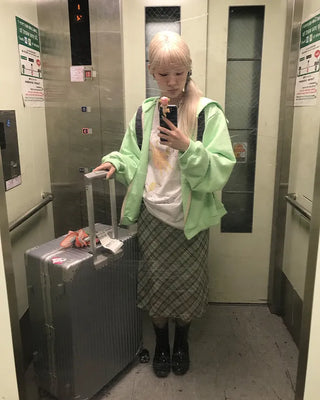 Color Point Zip Hoodie