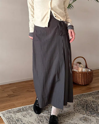 Ribbon wrap skirt