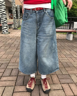 Vintage Washed Bermuda Shorts