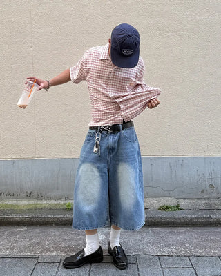 [BEST 50] Denim Bermuda Shorts