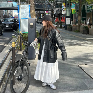 Balloon long skirt