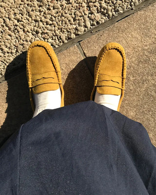 Suede loafers
