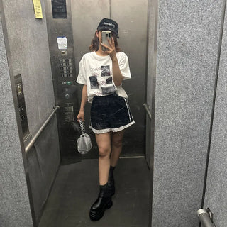 Frill Track Shorts