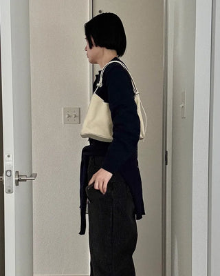 Modern wool color knit