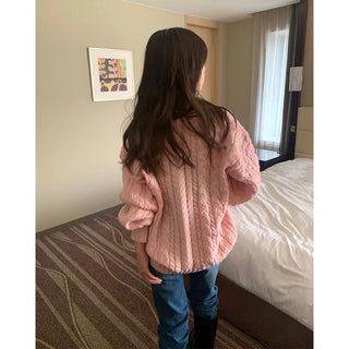 Cable Balloon Fit Knit