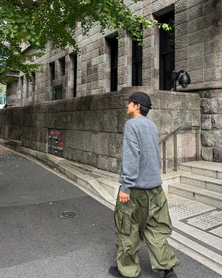 Henley neck basic knit