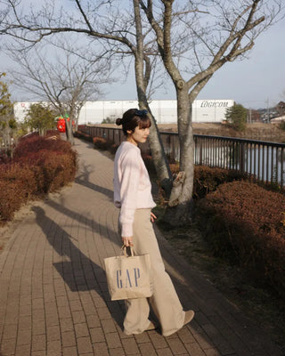 Wide cotton pants