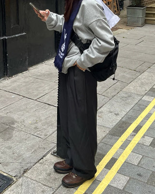 Colin striped slacks