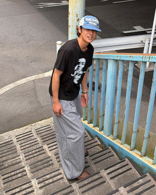 Multi-stripe easy pants
