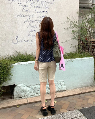 Side-string big shoulder bag