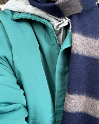 High-neck down jacket