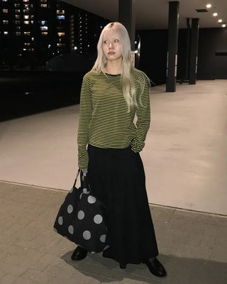 Polka Dot Big Shoulder Bag