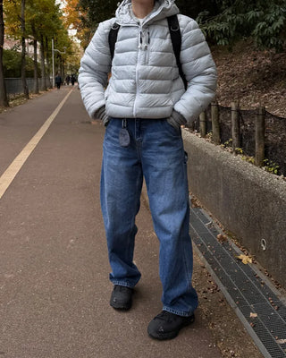 High-neck light padded jacket