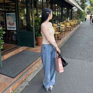 Sleeveless twist knit