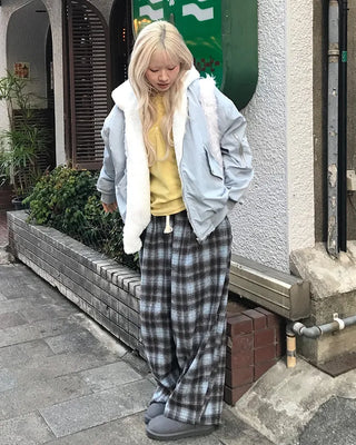 Reversible fur jacket