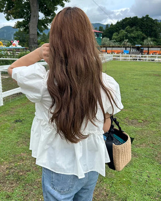 Puff Ribbon Blouse