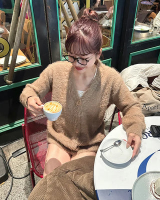 Oversized Fur Cardigan