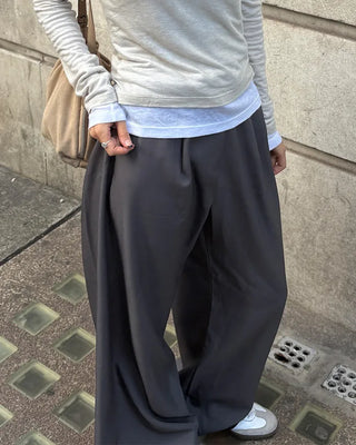 Side-button slacks