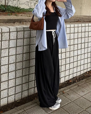 Waist string pants