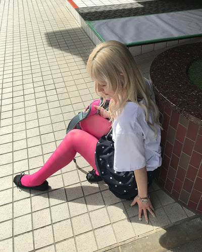 Striped color stockings