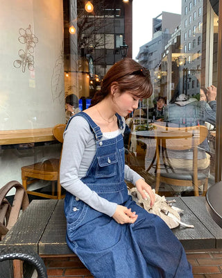 Loose-fit overalls