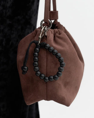 [7th Re-release] (ORIGINAL) Cord Knot Wood Keyring (black)