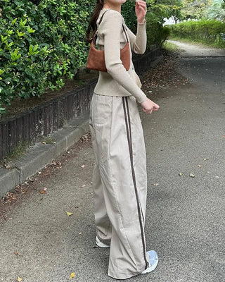 Elastic waist sweatpants