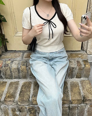 Ribbon pendant necklace