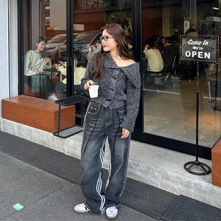 Toggle Button Turtleneck Cardigan