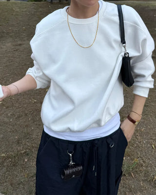Piping sweatshirt