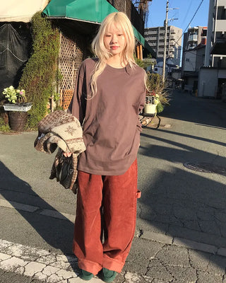 Basic long-sleeve T-shirt