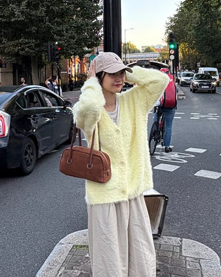 Shaggy cardigan