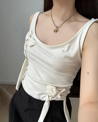 Ribbon Sleeveless