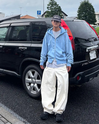 Wide Snap Sweatpants