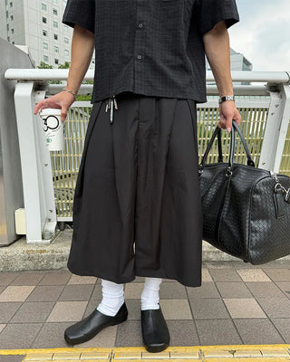 Pintuck Bermuda Shorts