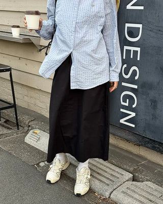 Wrinkle long skirt