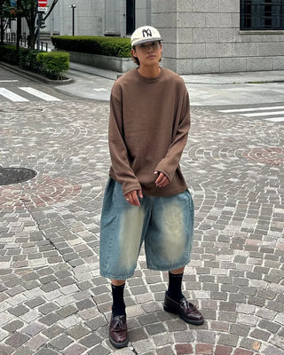 Vintage Wash Bermuda Denim