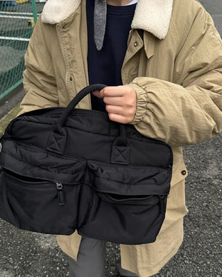 [7th Re-release] (ORIGINAL) Middle Multi-Pocket Crossbody Bag (black)