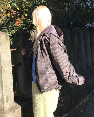 Drawstring Check Jumper