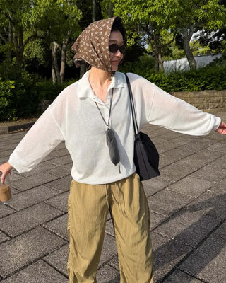 Stopper Shirring Pants