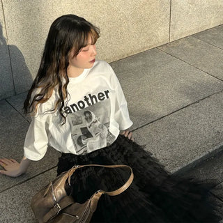 (Unisex) Printed Overfit T-Shirt