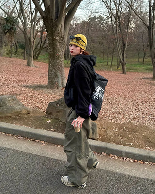 Nylon Parachute Pants