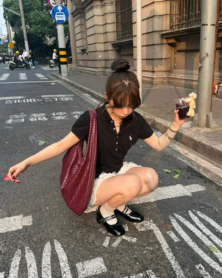 Lace frill shorts